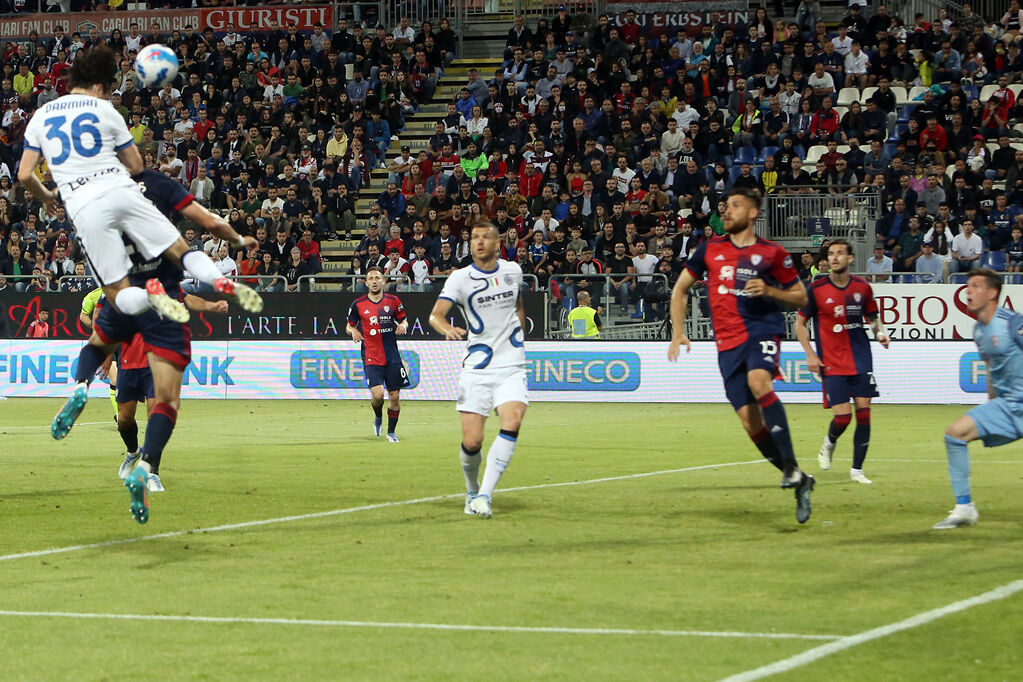 Il gol di Darmian in Cagliari-Inter (Getty)