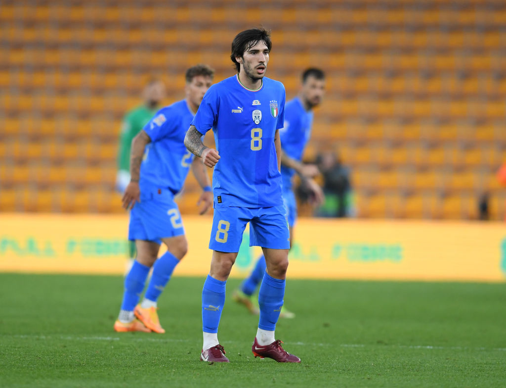 Pobega e Tonali non ci saranno nel prossimo turno di Nations League dell'Italia (Getty Images)