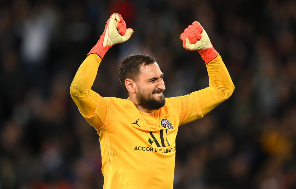 Gigio Donnarumma con la maglia del Psg (Getty Images)