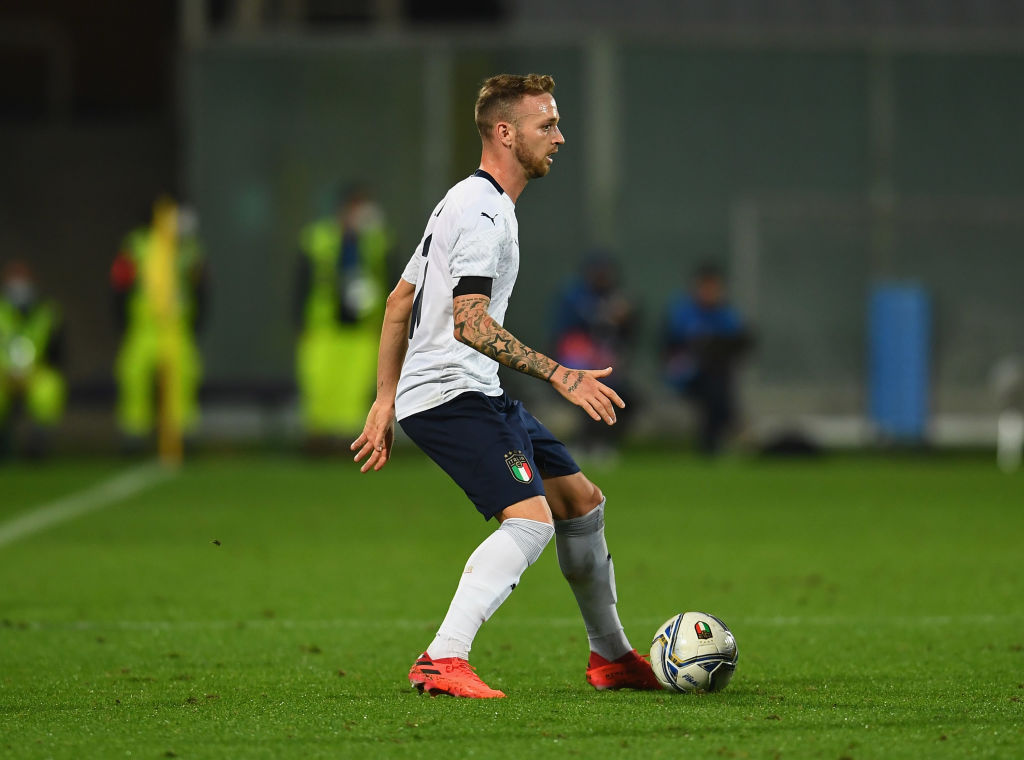 Lazzari in Nazionale (Getty)