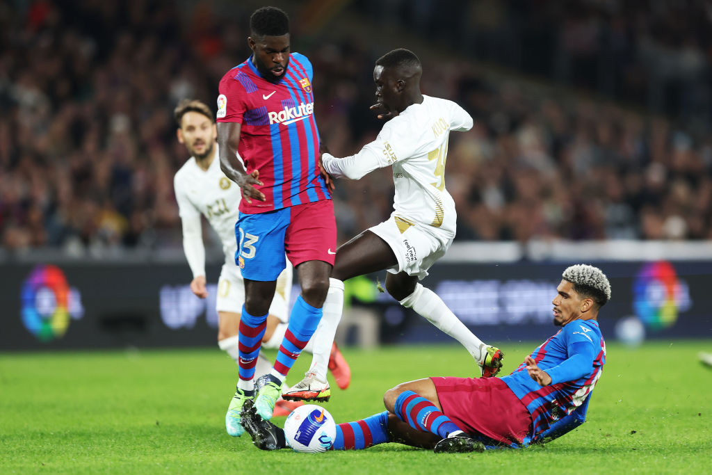 Umtiti al Lecce, ci siamo: oggi le visite mediche del difensore che arriva dal Barcellona (Getty Images)