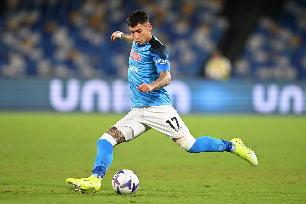 Mathias Olivera si presenta al Napoli (Getty Images)