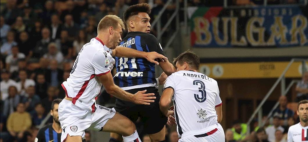 Copertina: Inter-Cagliari 2-0: Lautaro Martinez e Politano danno tre punti all'Inter