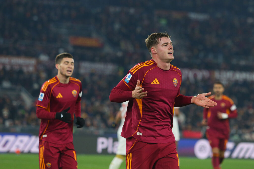 Evan Ferguson festeggia il gol del 3-0 (Getty Images)