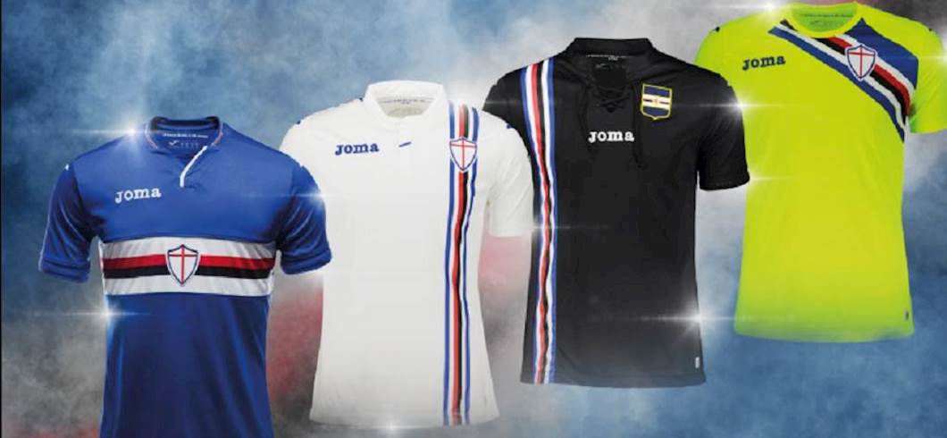 Copertina: Sampdoria e Joma presentano le nuove divise da gioco: foto e dettagli