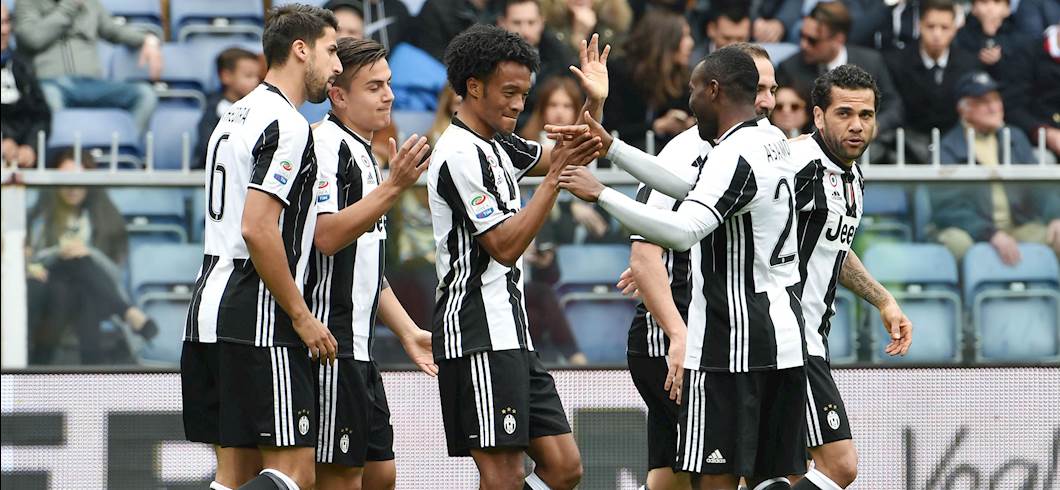 Copertina: Poca Juve ma basta così: Sampdoria k.o., il lampo di Cuadrado regala tre punti alla Vecchia Signora