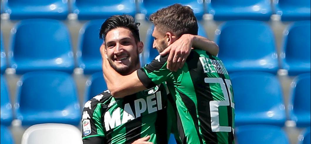 Copertina: Sassuolo, scatta l'allarme per il fantacalcio: col 3-5-2 uno tra Politano e Berardi starà sempre fuori