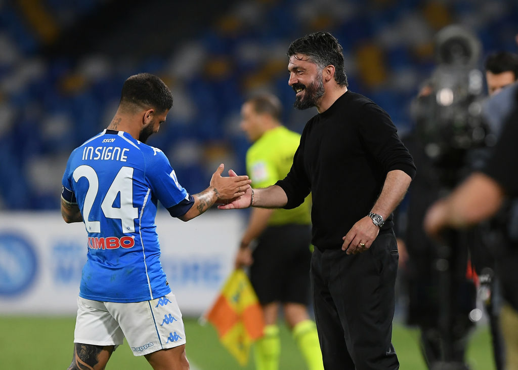Insigne e Gattuso (Getty)