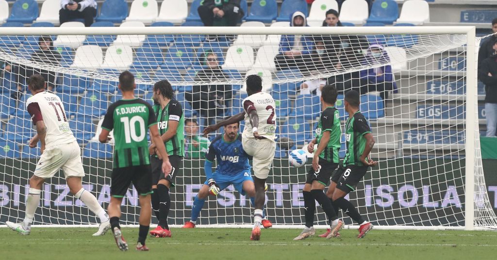 Sassuolo-Salernitanta, una fase di gioco (getty)