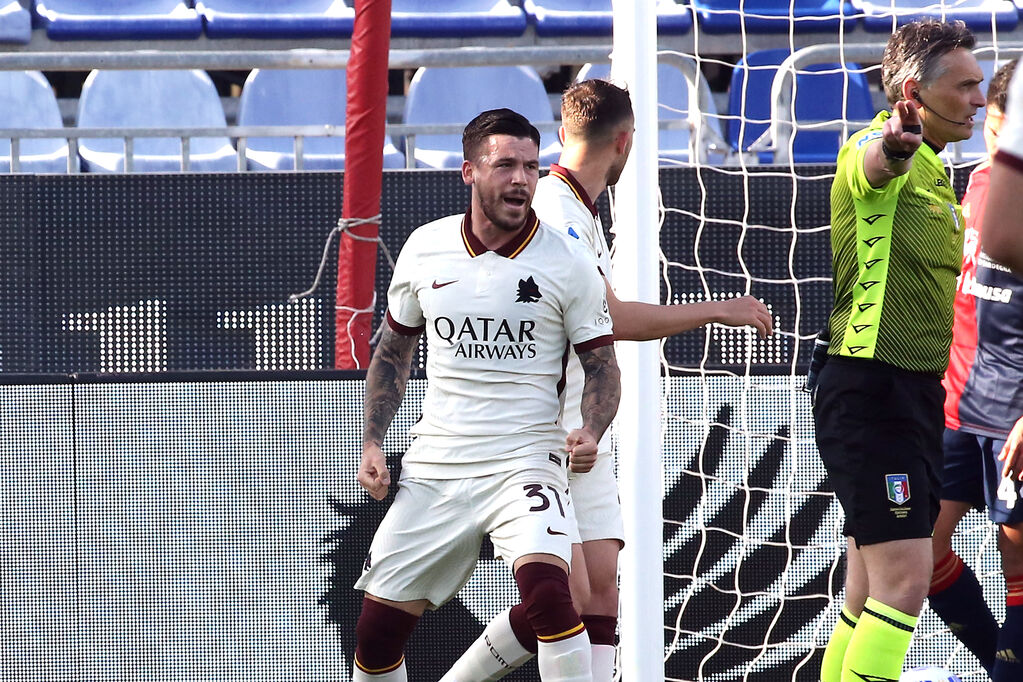 Carles Perez esulta dopo l'1 a 1 (Getty).