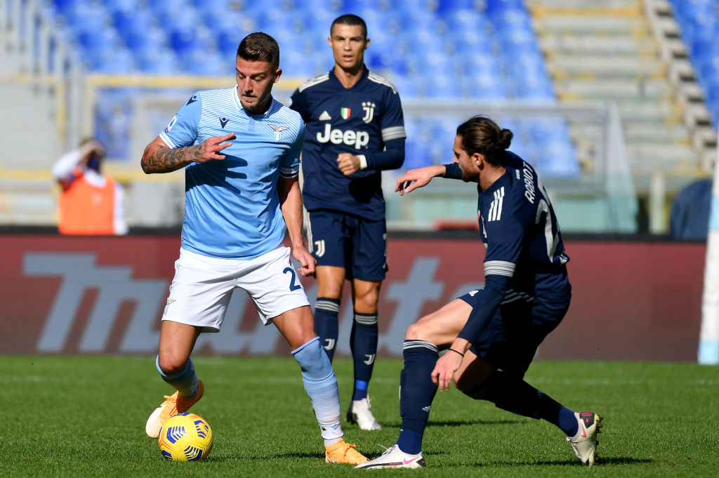 Lazio-Juventus, una fase di gioco (getty)