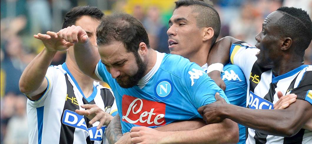 Copertina: Higuain non basta, l'Udinese annichilisce il Napoli: finisce 3-1