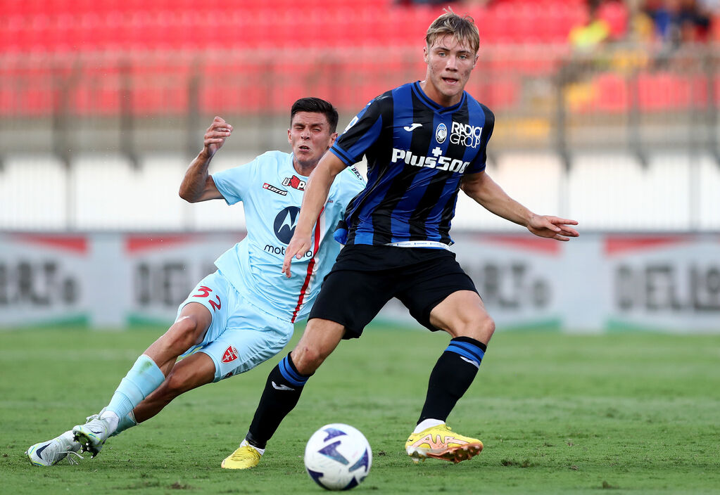 Hojlund in azione in Monza-Atalanta (Getty Images)