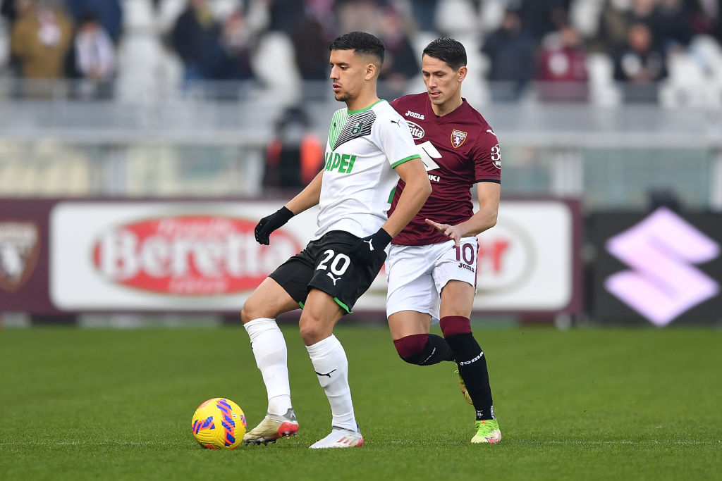 Un momento di gioco tra Torino e Sassuolo (Getty Images)