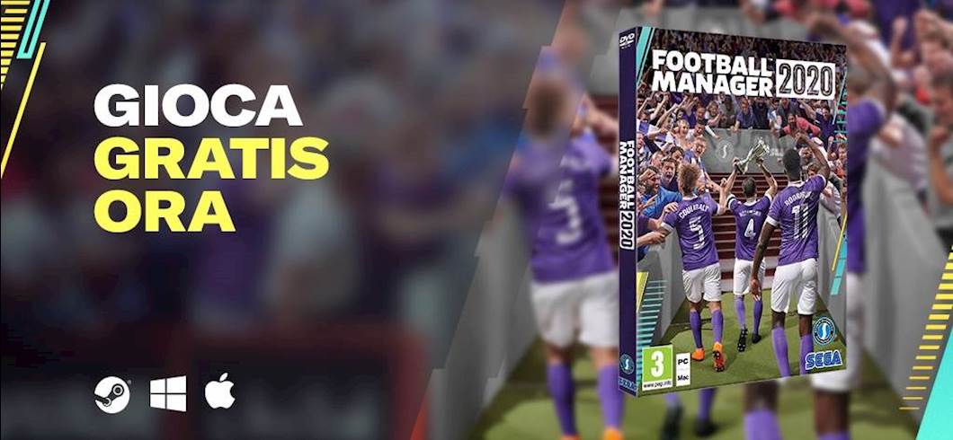 Copertina: Football Manager 2020 gratis per un periodo limitato: ecco come ottenerlo