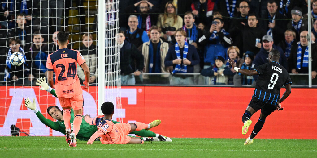 Copertina: Pareggio spettacolare a Brugge: Forbs frena il Barcellona 3-3