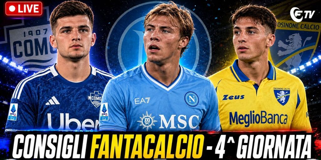 Copertina: LIVE! Consigli di formazione 4ᵃ e Fanta-Ex da schierare | Alisson, Solet, Pulisic: check infortunati | Focus Soulé, Cisse e Raimondo | Pre Line-Up Day | Fantacalcio TV