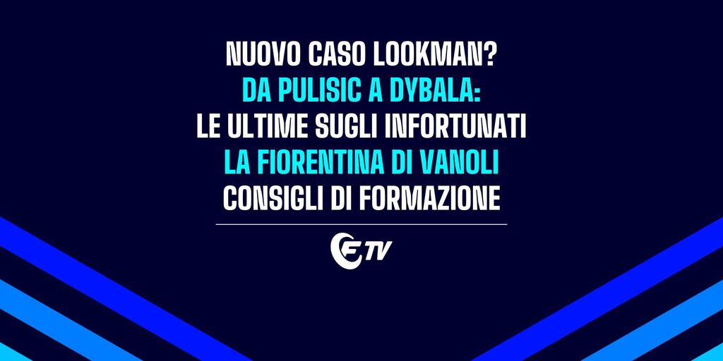 Copertina: Live! 10 fanta-sentenze | Lite Lookman-Juric: nuovo caso? | Pulisic, Dybala, Gosens: check infortunati | Nasce la Fiorentina di Vanoli | Pre Line-Up Day | Fantacalcio TV
