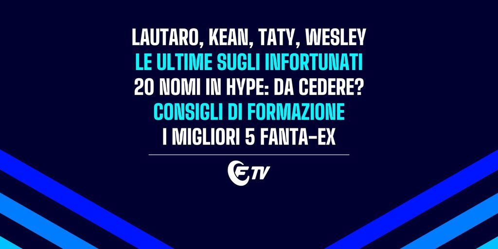 Copertina: Live! Scambi: 20 nomi in hype da cedere? | Lautaro, Kean, Castellanos: check infortunati | Pre Line-Up Day | Fantacalcio TV