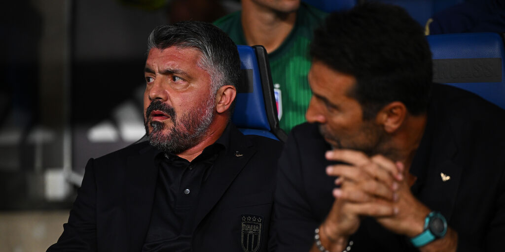 Copertina: Italia, Gattuso: "Scamacca titolare, gli manca minutaggio"