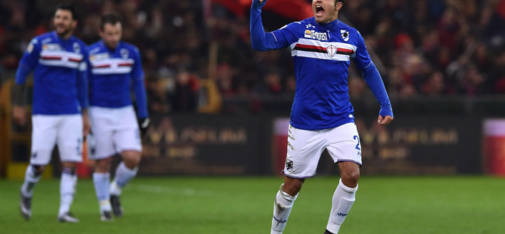 Copertina: Cassano e Soriano più di Pavoletti: la Samp supera il Genoa