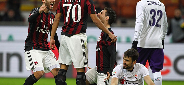Copertina: Il Milan vince e convince stasera: 2-0 alla Fiorentina
