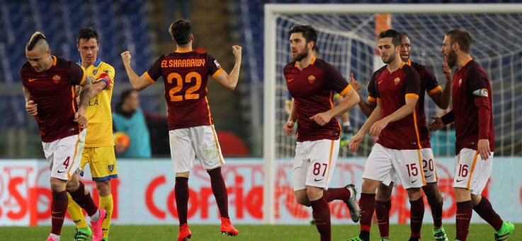 Copertina: El Shaarawy sblocca la Roma: finisce 3-1 con il Frosinone             