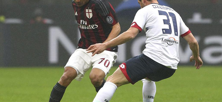 Copertina: Milan-Genoa 2-1: Bacca e Honda illuminano San Siro