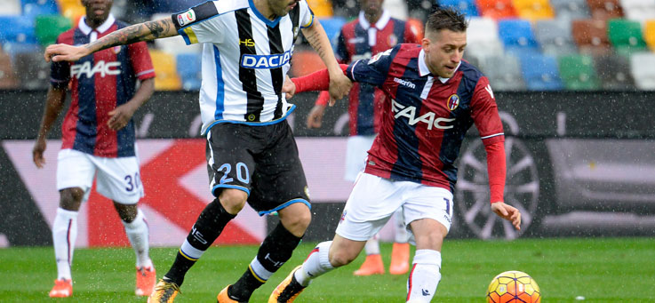 Copertina: A Udine Destro dichiara il suo amore. Udinese-Bologna 0-1