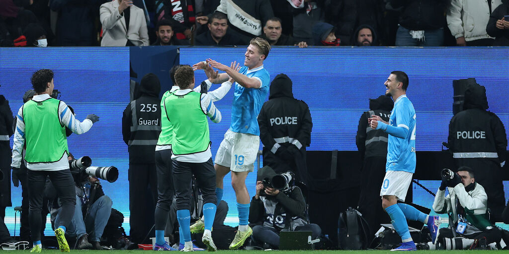 Copertina: LIVE - Napoli-Milan 2-0: raddoppia Hojlund in diagonale