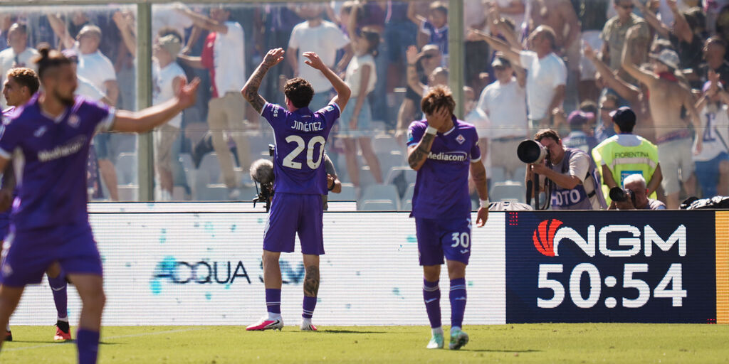 Copertina: A Gilmour risponde Jimenez: tra Fiorentina e Napoli è pareggio