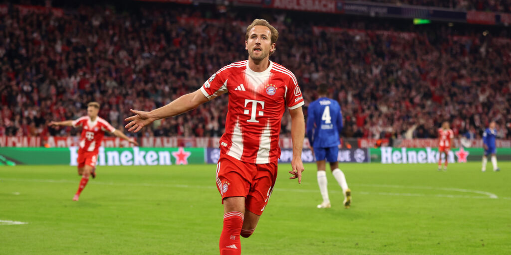 Harry Kane ne fa due, il Bayern piega il Chelsea 3-1