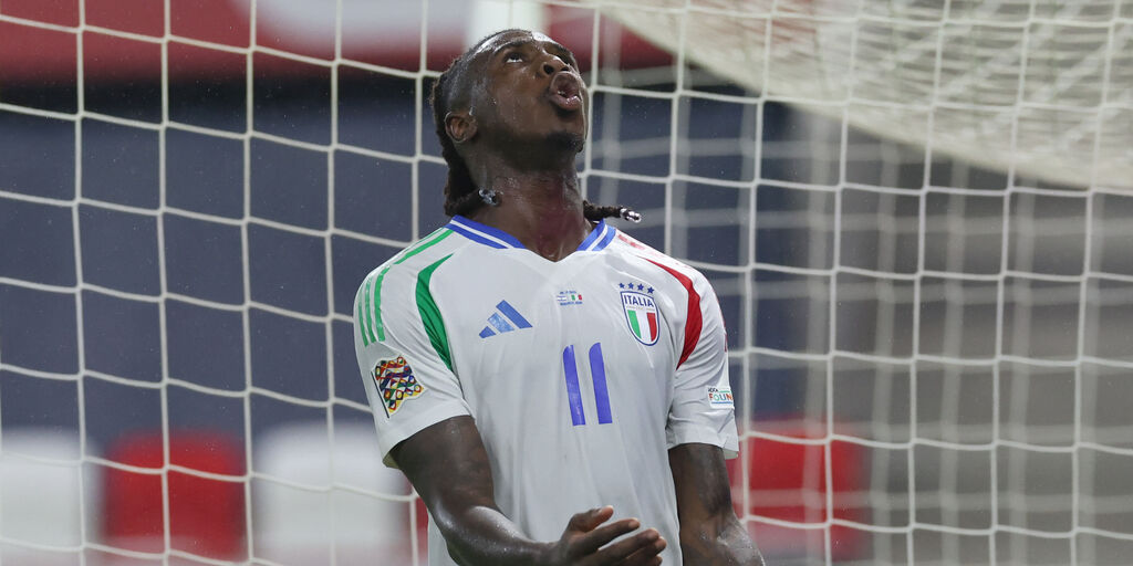 Copertina: Italia, infortunio Kean: problemi alla caviglia e cambio obbligato