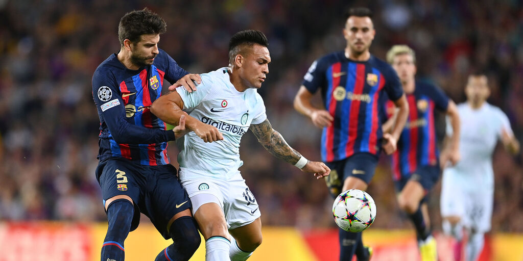 Copertina: Inter, impresa a metà in casa del Barcellona: qualificazione vicina