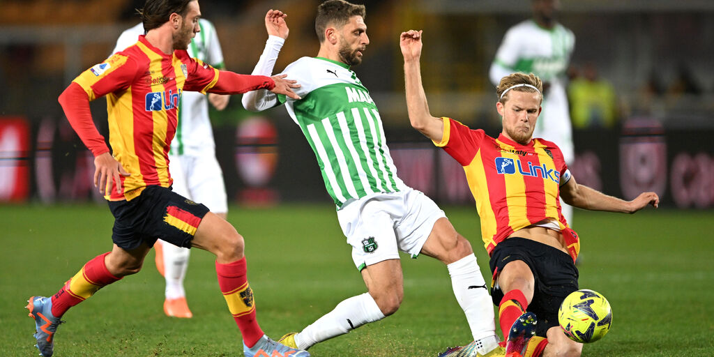 Copertina: Thorstvedt di testa, scacco matto Sassuolo: Lecce ko