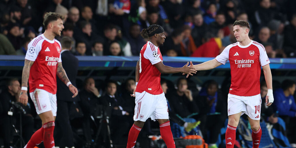 Copertina: L'Arsenal passeggia 3-0 sul Club Brugge: Gunners ancora a punteggio pieno