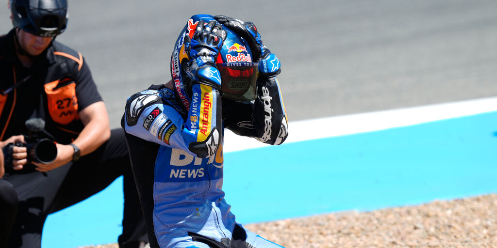 Copertina: Alex Marquez, caduta durante il GP di Le Mans
