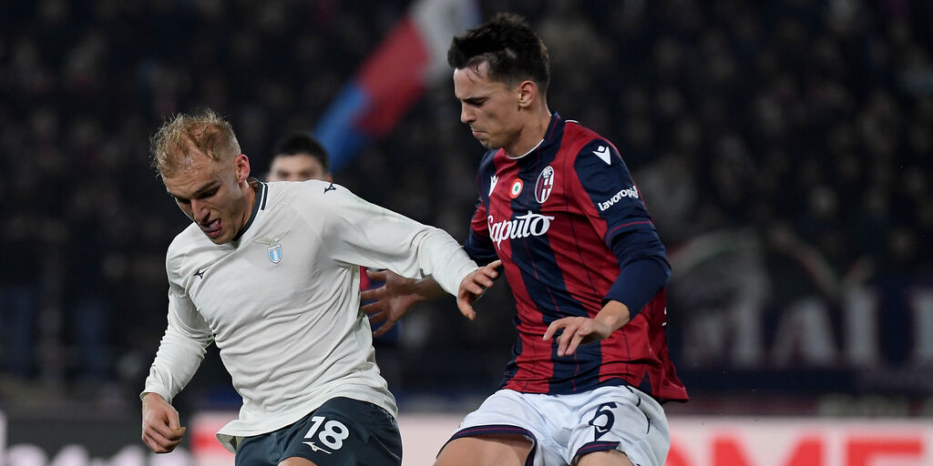 Copertina: Bologna, problemi per Moro contro la Lazio: Italiano costretto al cambio