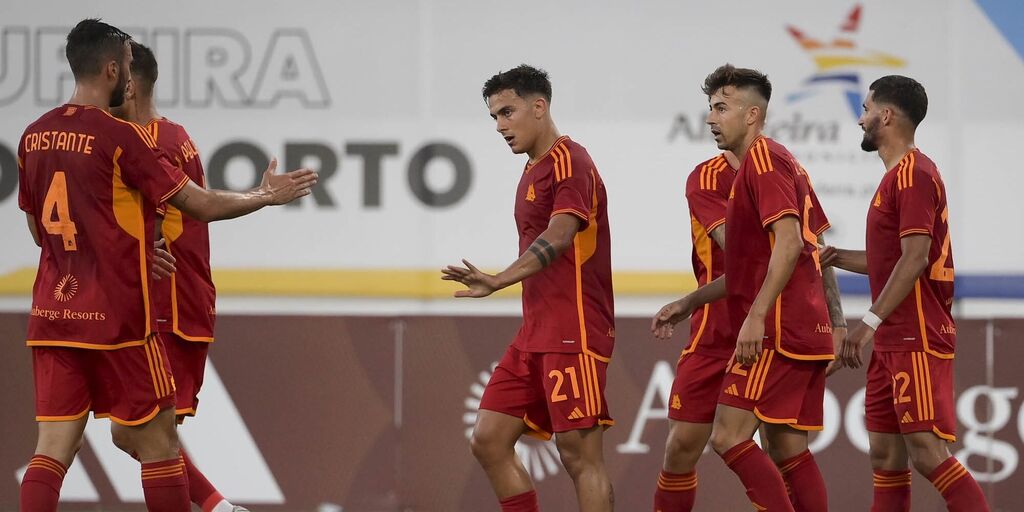 Copertina: Roma-Estrela 4-0: Dybala goleador da falso nueve