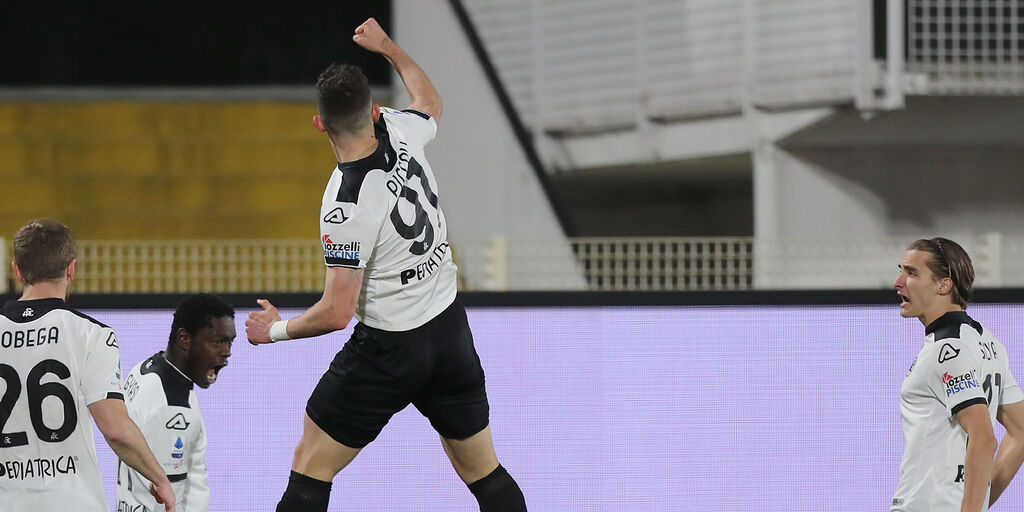 Copertina: Spezia, la gioia di Piccoli dopo il gol al Cagliari: "Ora la Nazionale"