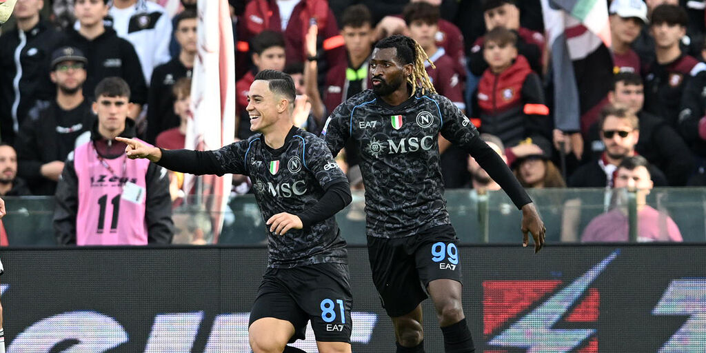 Copertina: Il derby fa felice Garcia: Raspadori più Elmas, il Napoli stende la Salernitana
