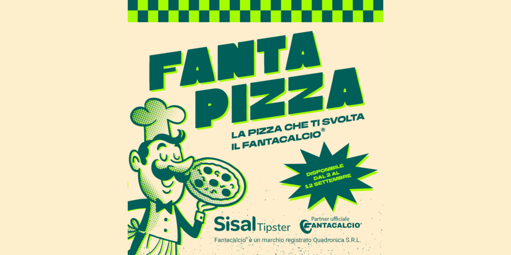 Copertina: SisalTipster partner ufficiale di Fantacalcio® per i prossimi anni: il progetto Fantapizza apre la stagione