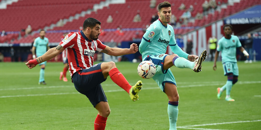 Copertina: Il Levante ferma ancora l'Atletico Madrid, Liga ancora aperta