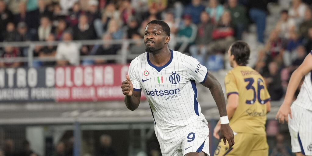 Copertina: Inter, ancora una rimonta: Thuram, Bonny e Carlos Augusto ribaltano 3-1 il Bologna
