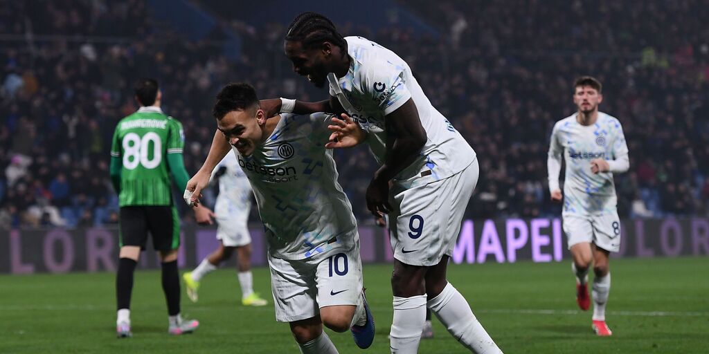 Copertina: L'Inter trita tutto: 5-0 splendido al Sassuolo