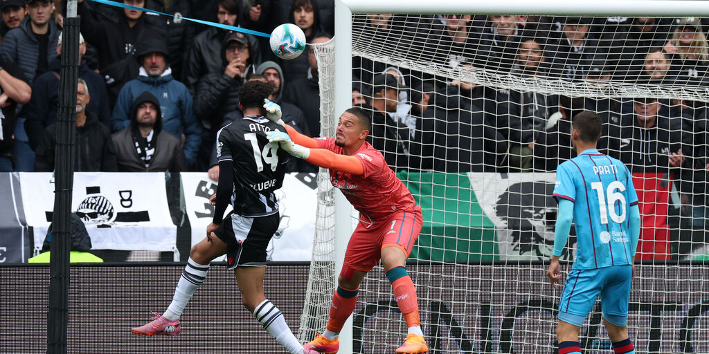 Copertina: 1-1 fra Udinese e Cagliari, Kabasele risponde a Borrelli