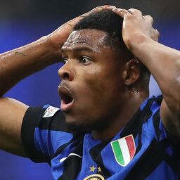 Copertina: Inter, Dumfries a rischio per il derby: la situazione