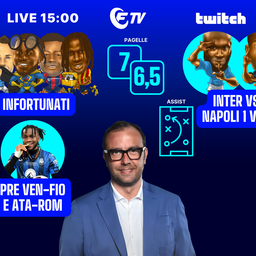 Copertina: Live! Napoli - Inter: 1 vs 1 | Cambiaso, Ndoye e Lautaro: infortunati | Pagelle di Tor-Int e Ver-Lec | Senza Bonus con Trevisani | Fantacalcio TV