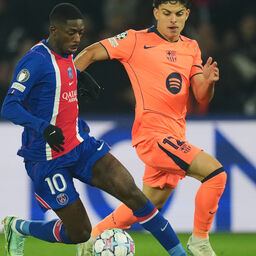 Copertina: Psg-Barcellona, poker di infortuni: anche Kvaratskhelia ko, si teme la rottura del crociato