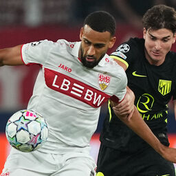 Copertina: Stoccarda-Atletico Madrid 1-1: Alvarez risponde a Leweling, espulso Hjulmand
